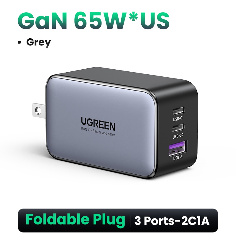UGREEN 65W GaN USB-C charger — seller's listing photo